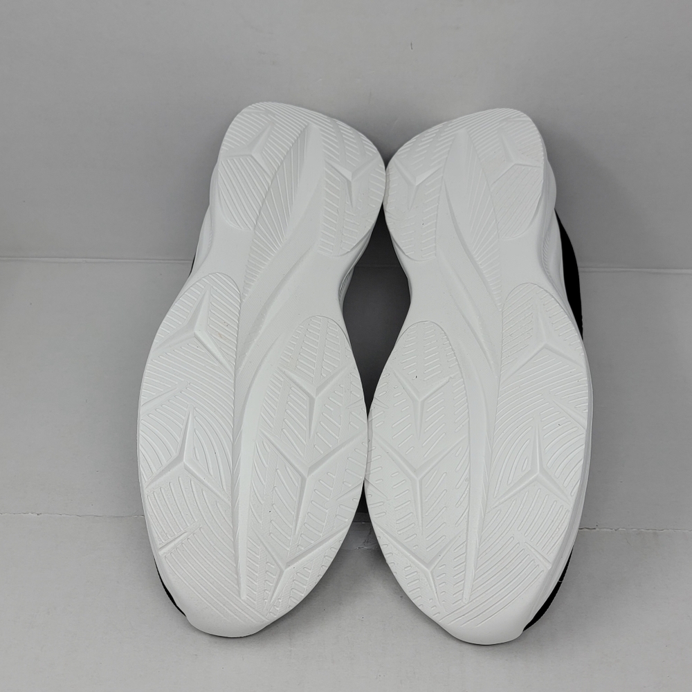 🆕JBU🆕Men's Black White Touch-Less Hands Free Slip On Sneakers Shoes Size 12 New - Picture 9 of 10